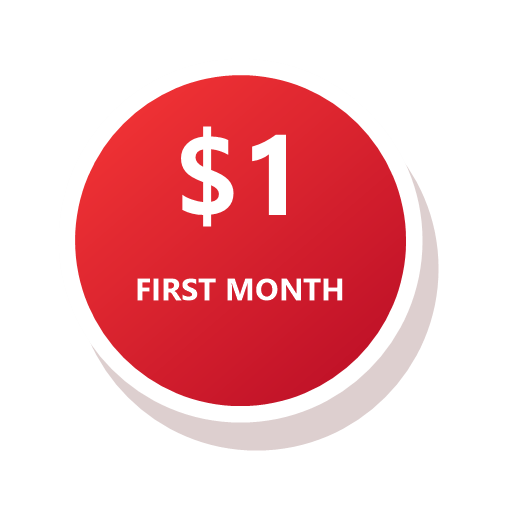 $1 first month