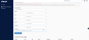 Cron Jobs – cPanel