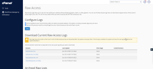 Raw Access – cPanel
