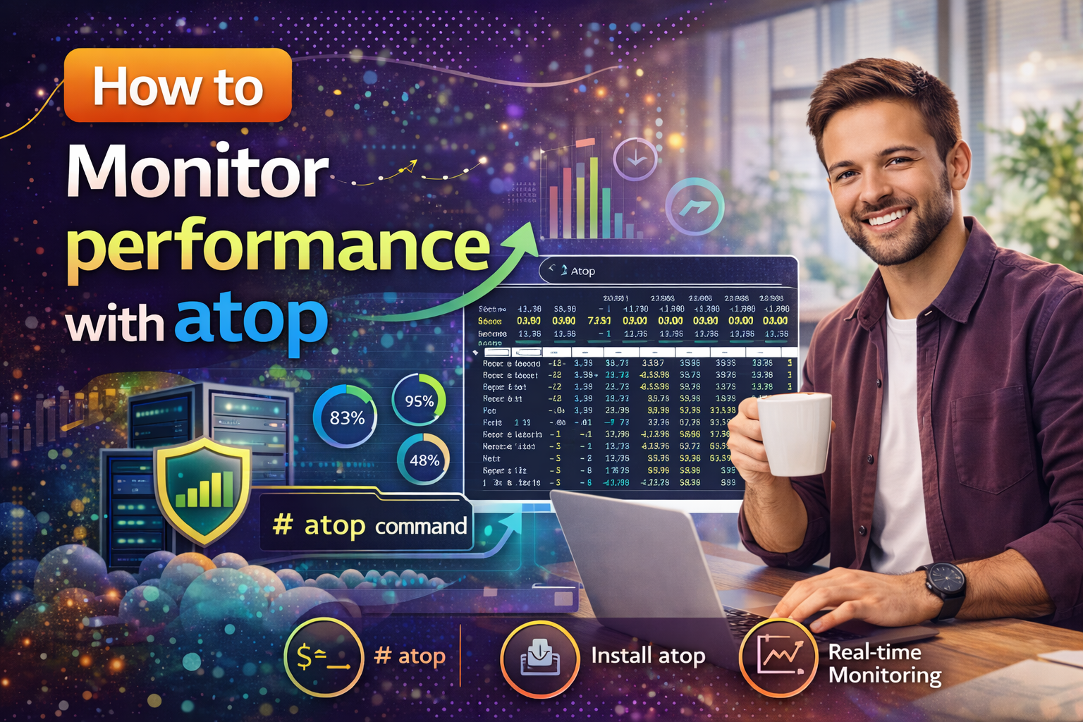 How to Monitor performance with atop