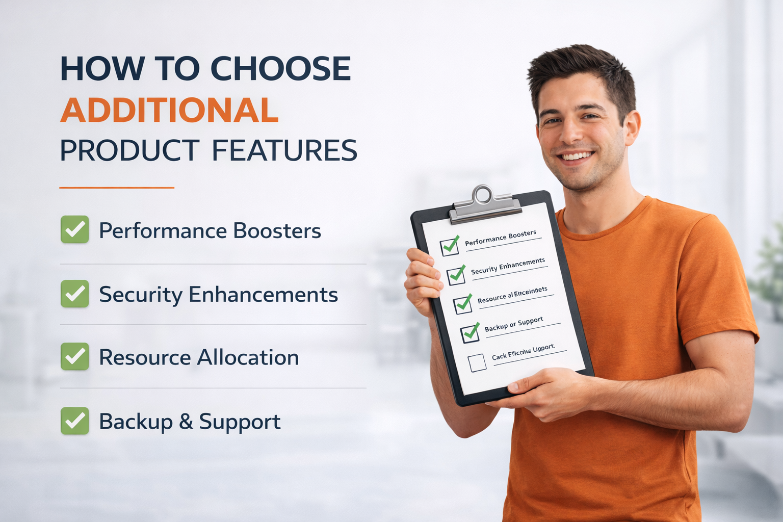 How to Choose Additional Product Features