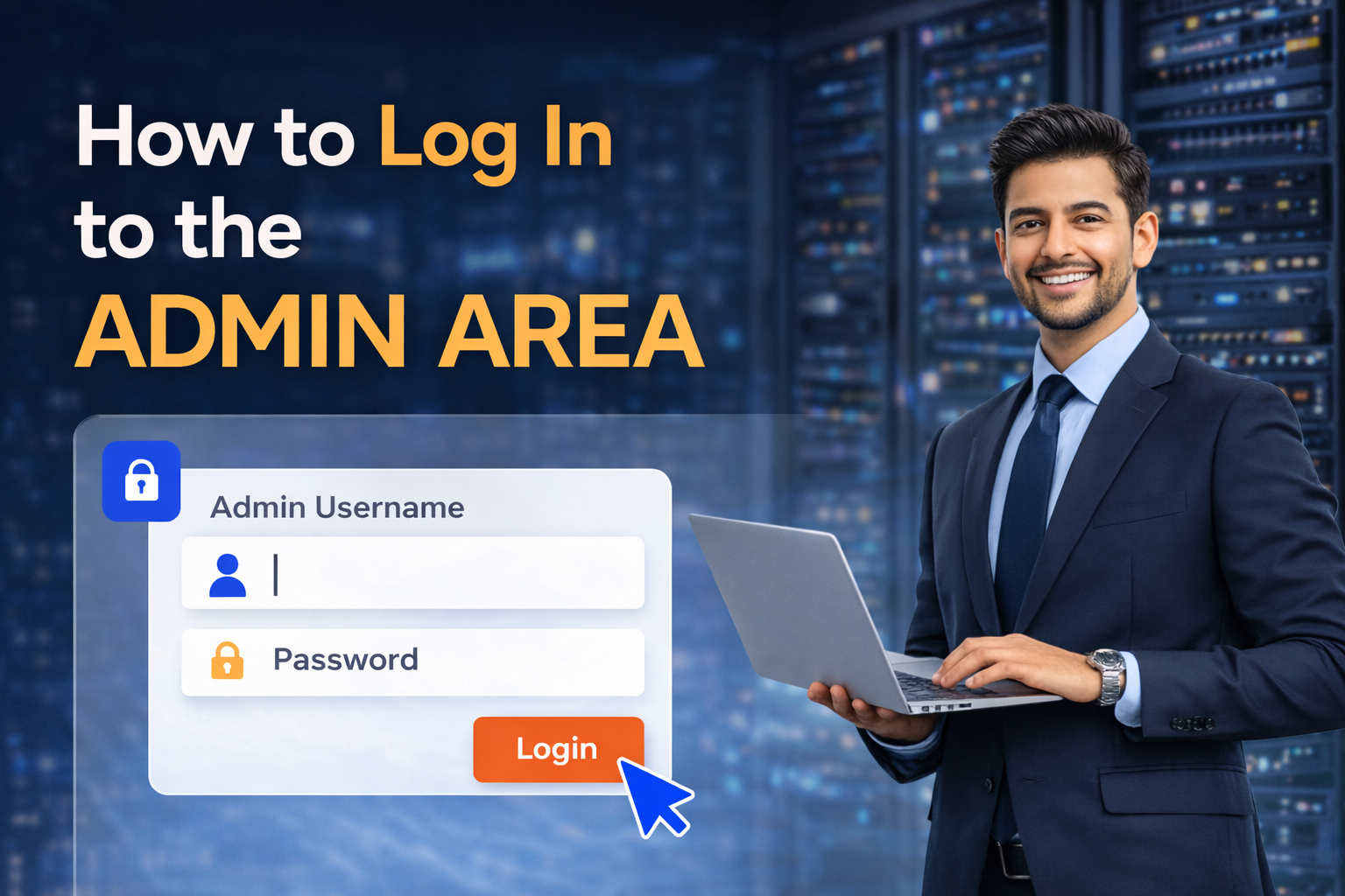 How to Log In to the Admin Area