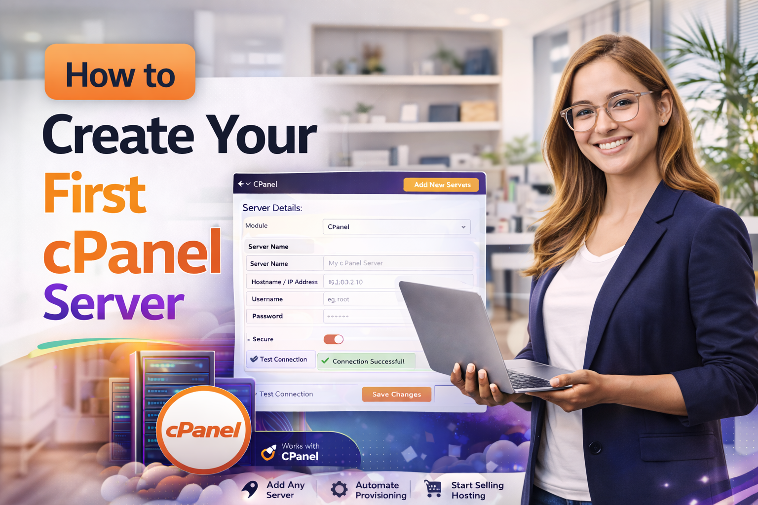 How to Create Your First cPanel Server