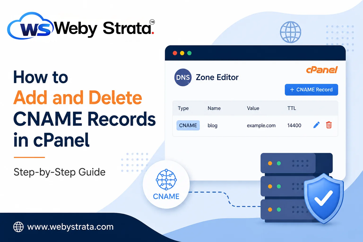How to Add and Delete CNAME Records in cPanel