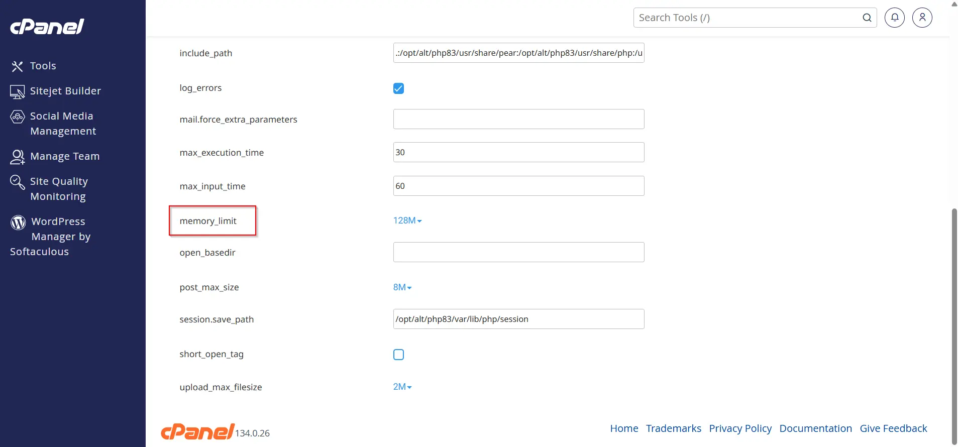 how-to-increase-memory-limit-in-cpanel