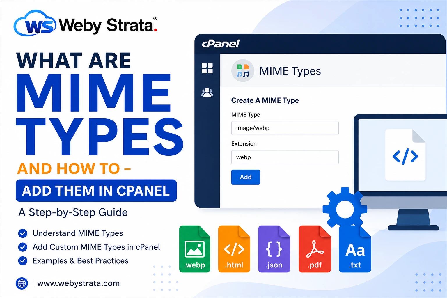 What are MIME Types and How to Add Them in cPanel?