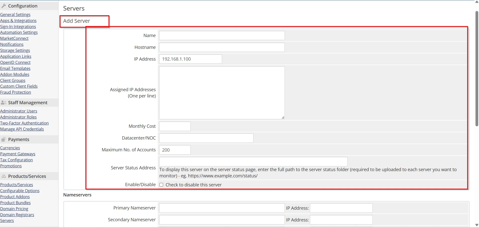 how-to-connect-whm-to-whmcs