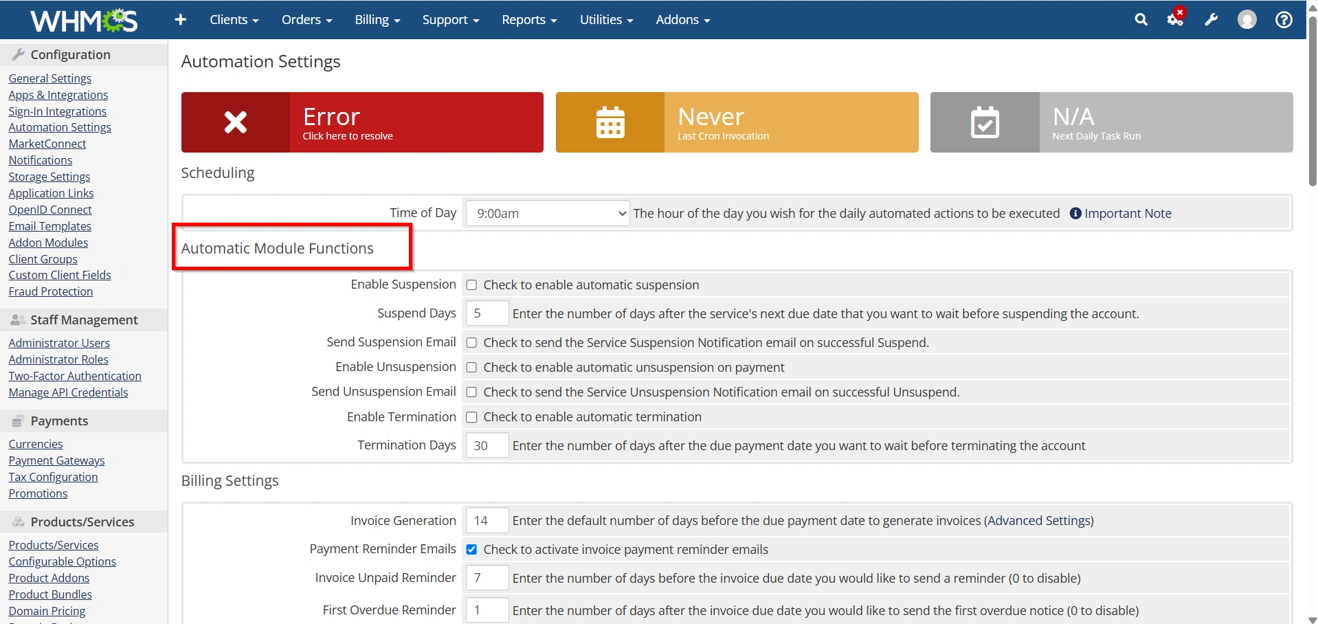 how-to-Set-Up-suspension-unsuspension-and-termination-automation-in-whmcs