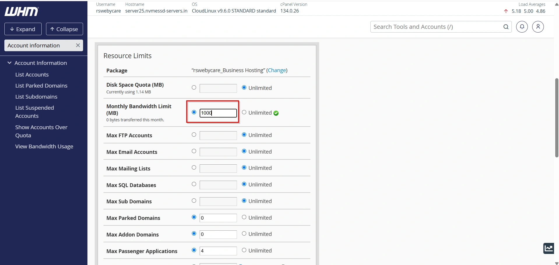 how-to-manage-bandwidth-for-customer-accounts-in-whm