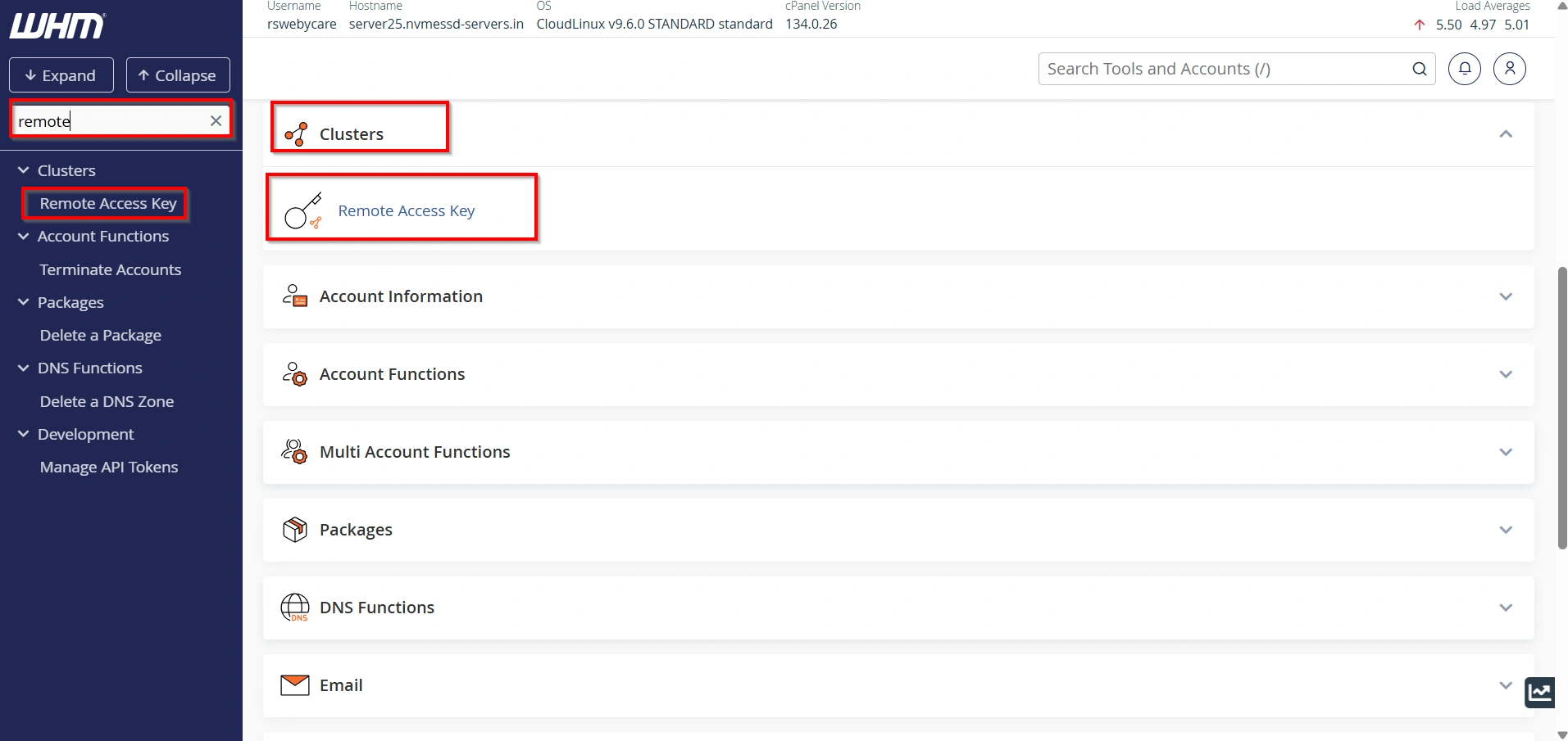 how-to-generate-and-manage-a-cluster-remote-access-key-in-whm