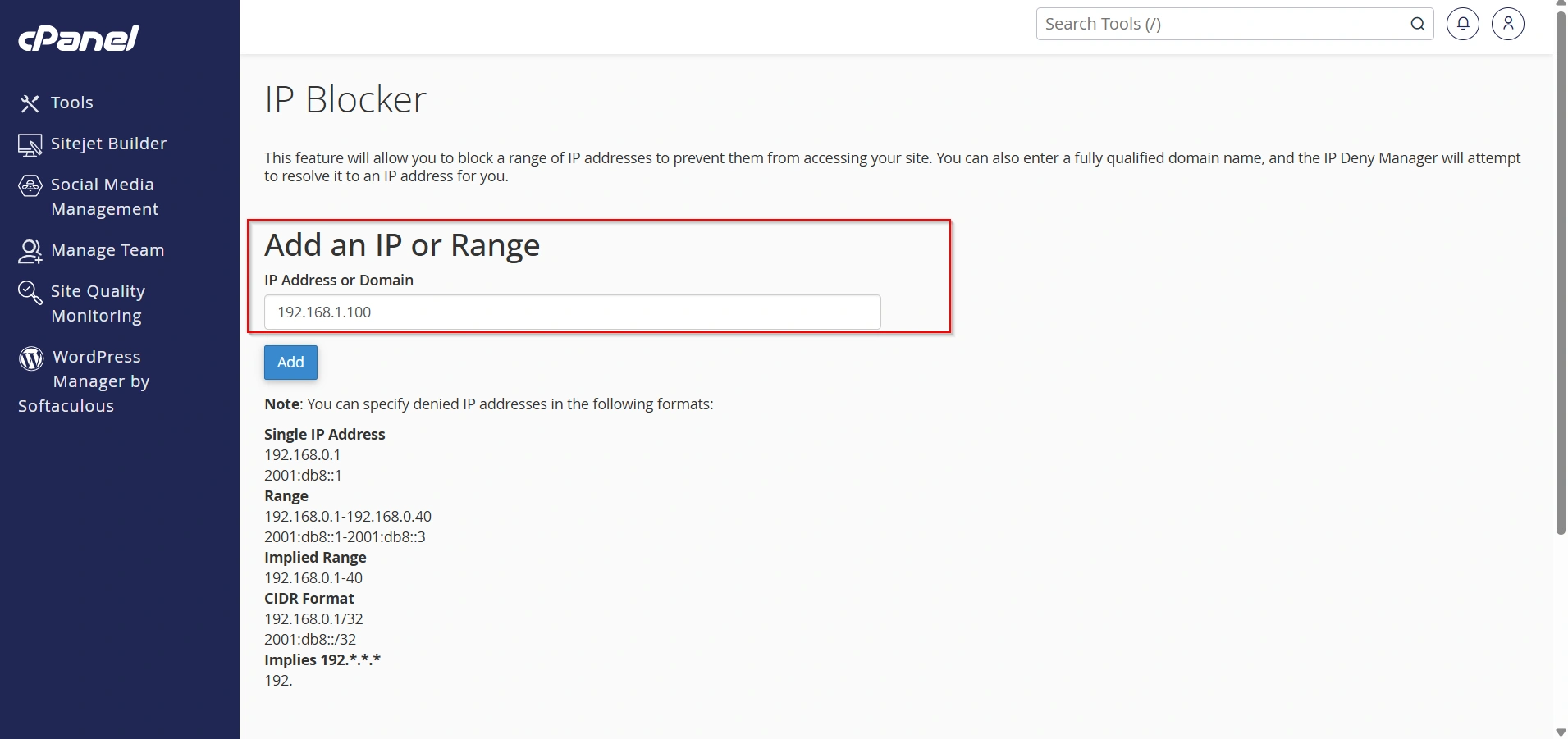 how-to-block-or-unblock-a-specific-ip-address-in-cpanel