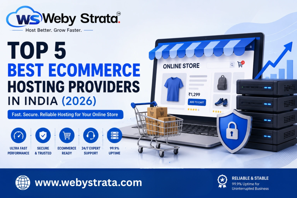 Top 5 Best Ecommerce Hosting Providers in India (2026)