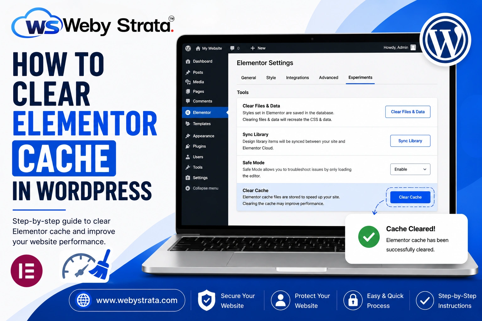 How to Clear Elementor Cache in WordPress