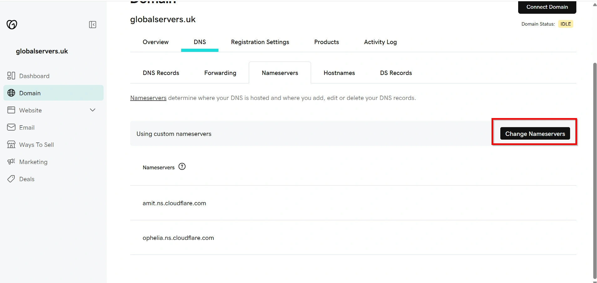 how-to-create-private-/-child-nameservers-at-godaddy