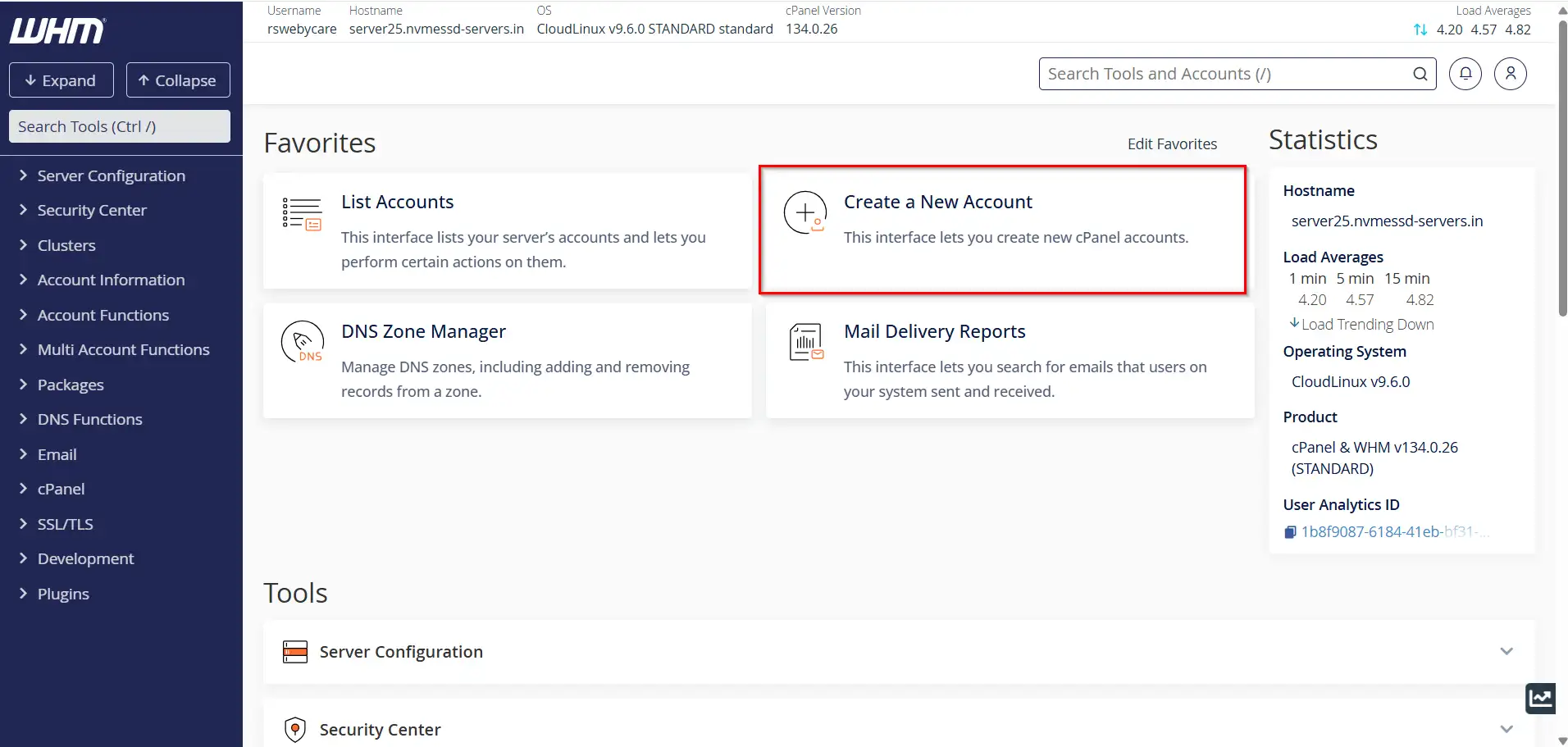 how-to-create-a-cpanel-account-in-whm