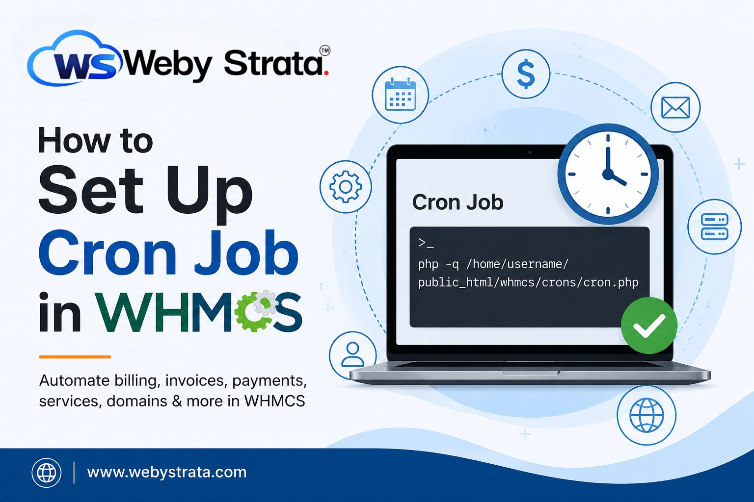 How to Set Up Cron Job in WHMCS