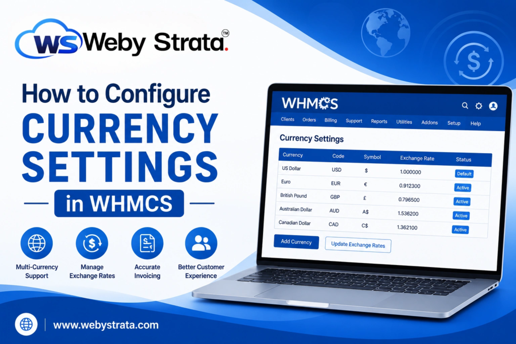 How to Configure Currency Settings in WHMCS