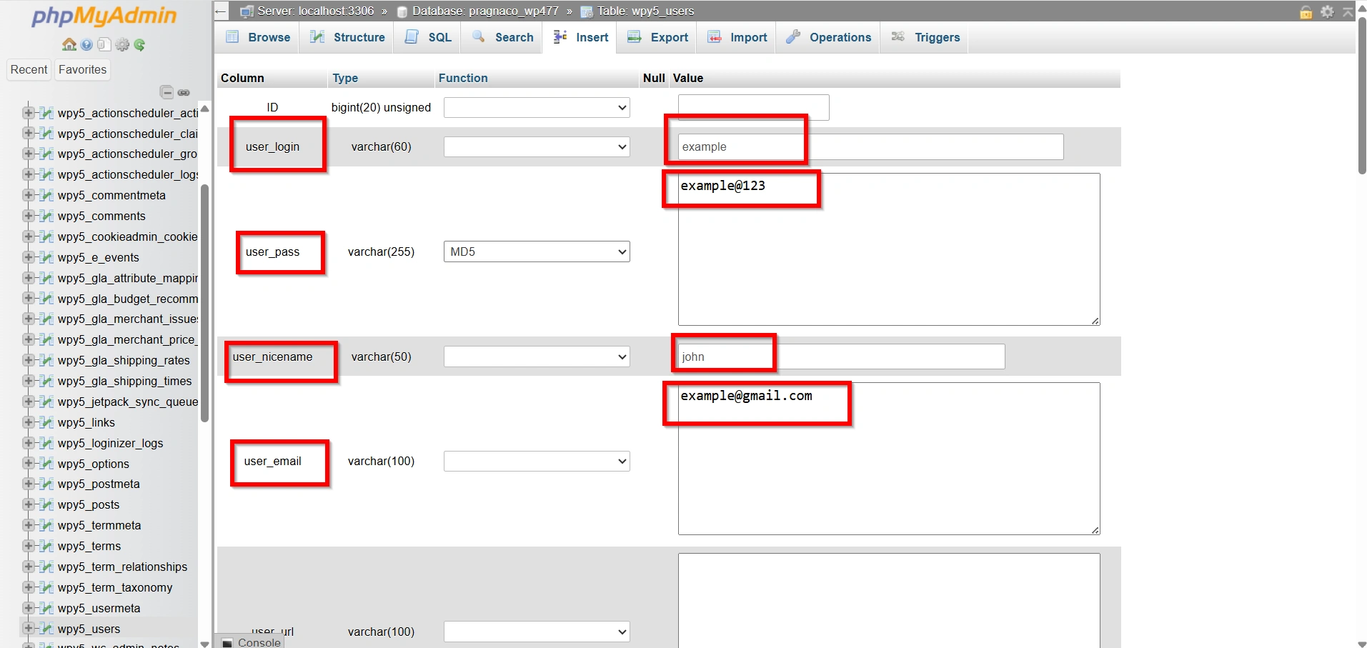 how-to-add-admin user-to-wordpress-database-from-phpmyadmin