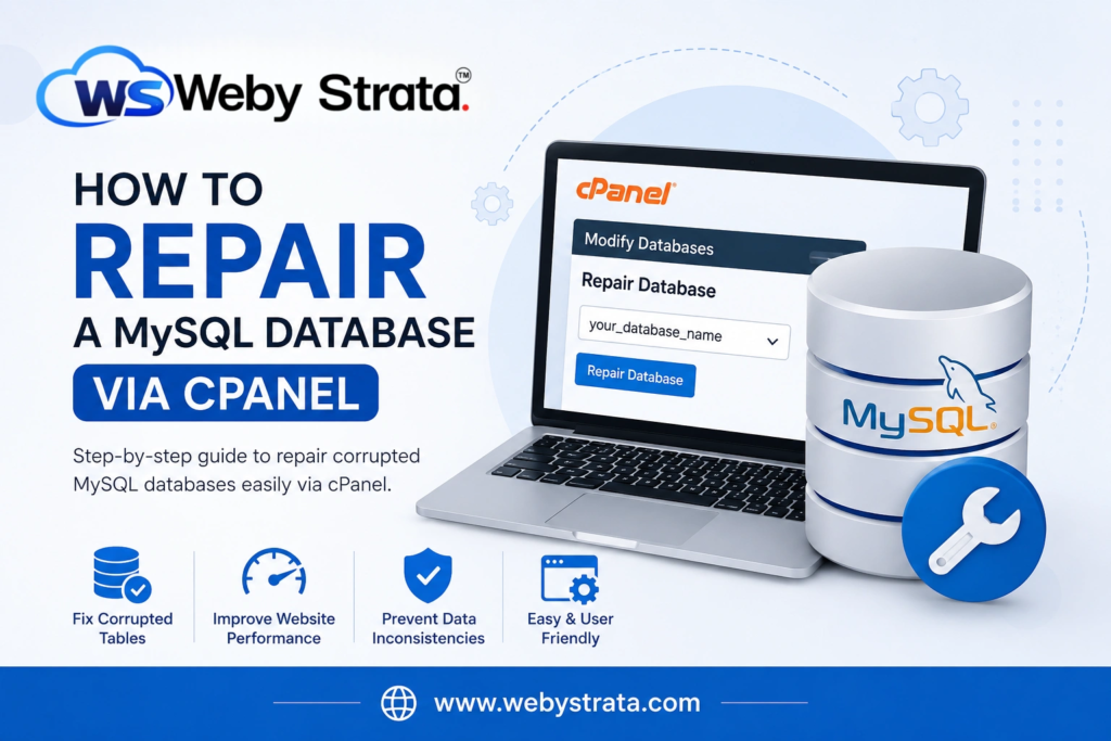 How to Repair MySQL Database via cPanel