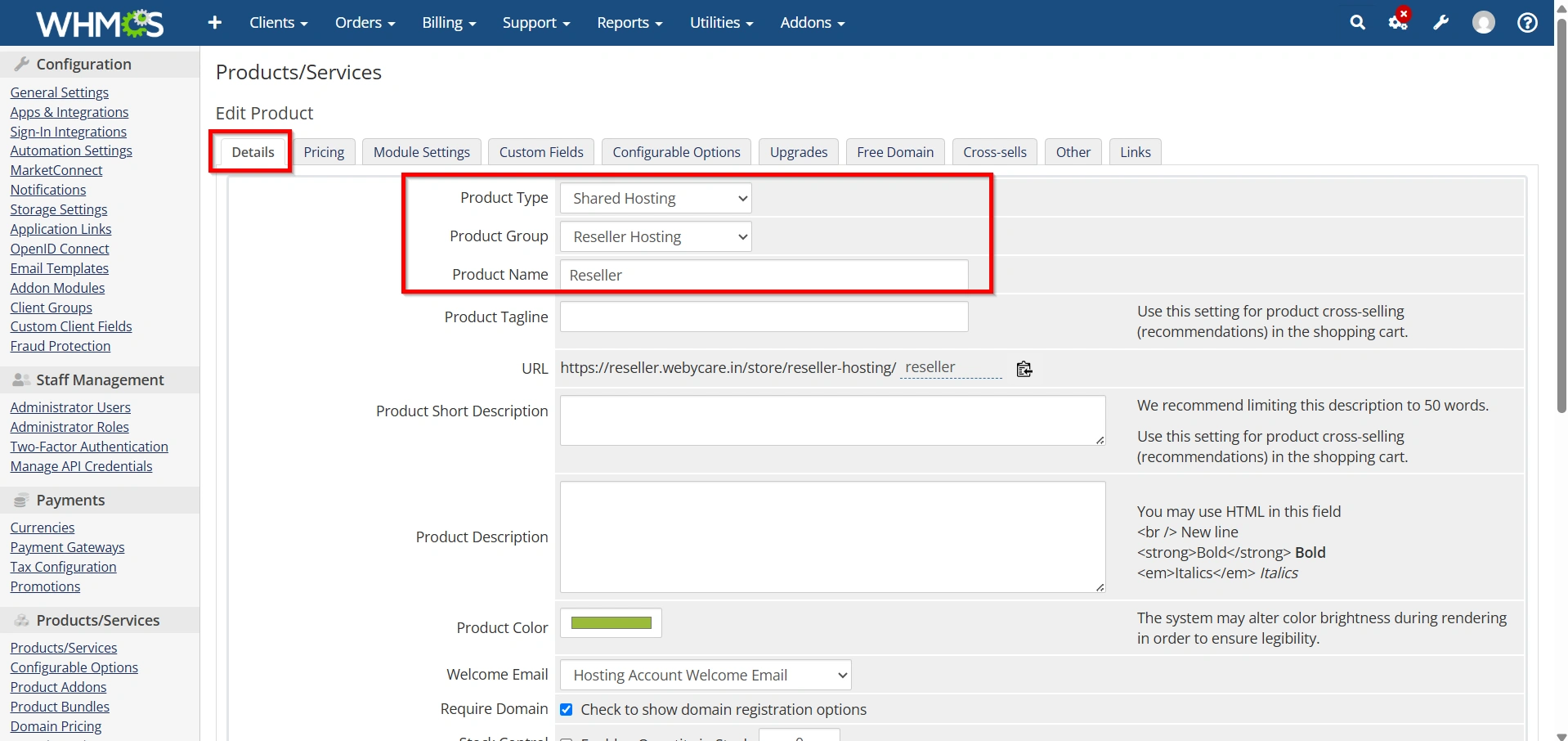 how-to-set-up-a-reseller-hosting-product-in-whmcs