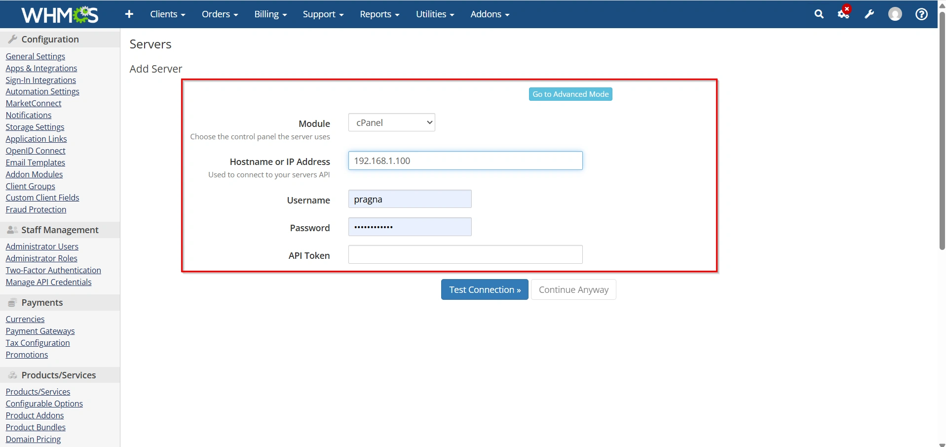 how-to-connect-whm-to-whmcs