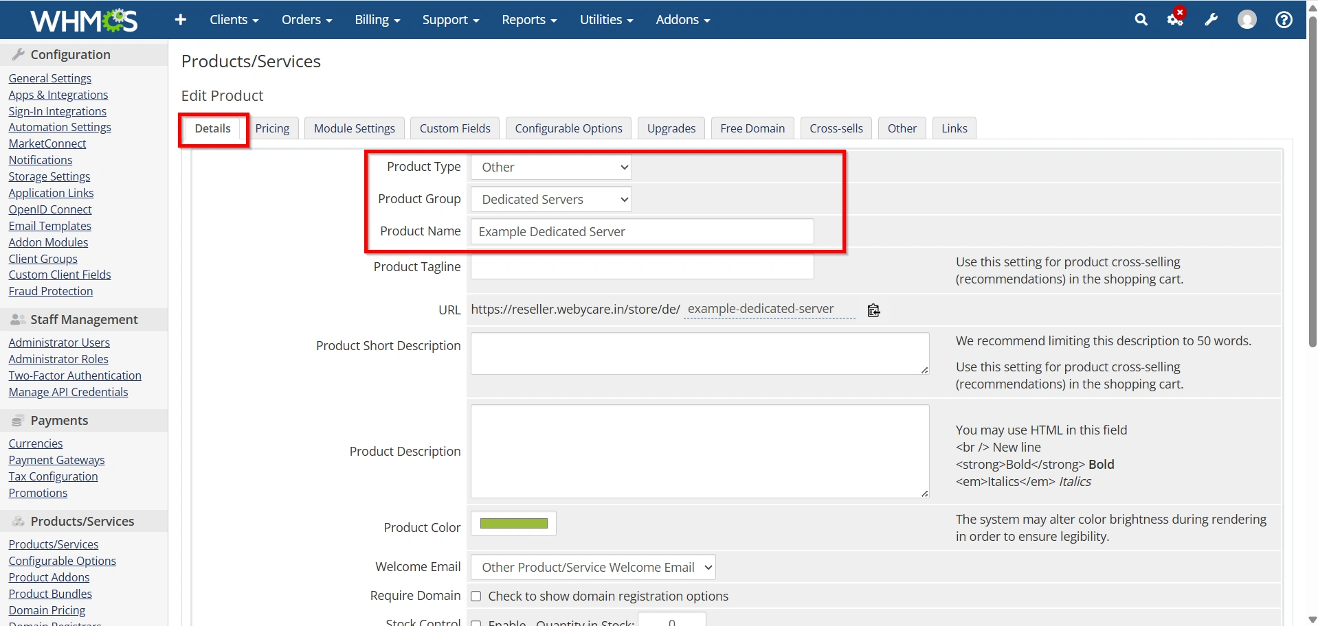how-to-set-up-a-dedicated-server-product-in-whmcs
