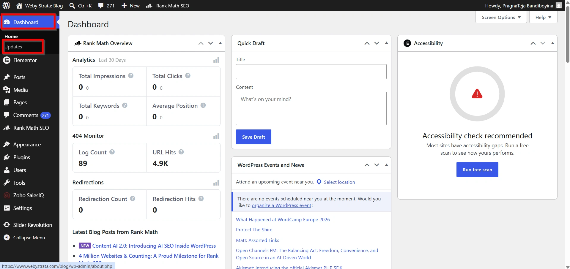 how-to-update-wordpress-installation
