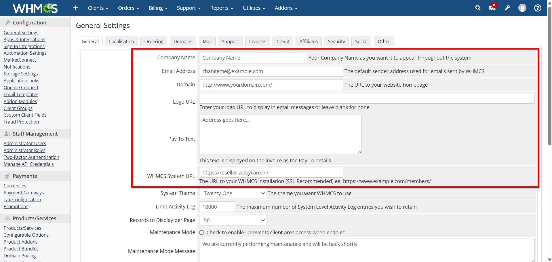 how-to-configure-whmcs-general-settings