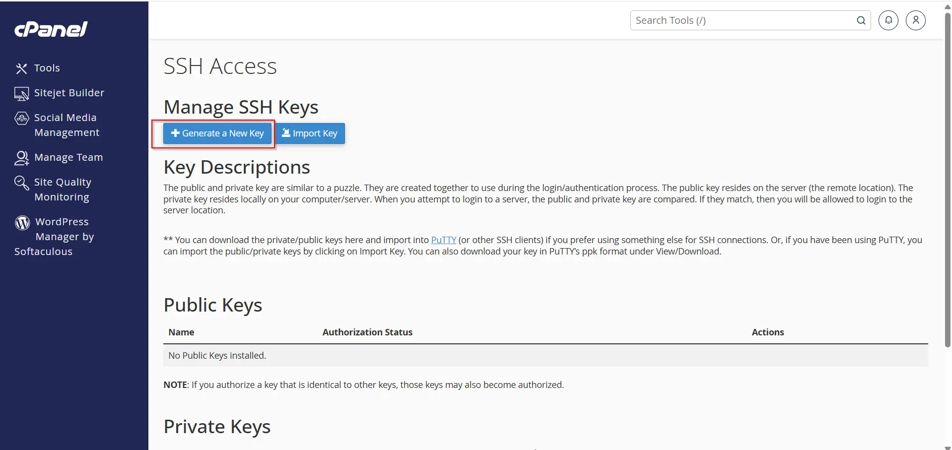 how-to-configure-ssh-using-cpanel