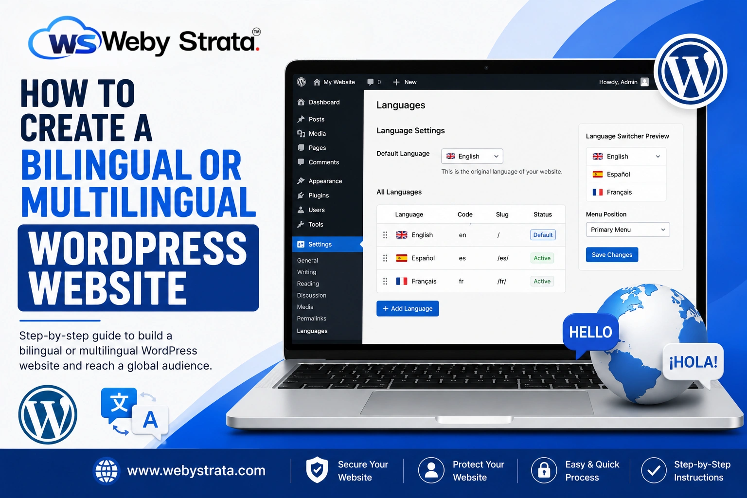 How to Create a Bilingual or Multilingual WordPress Website