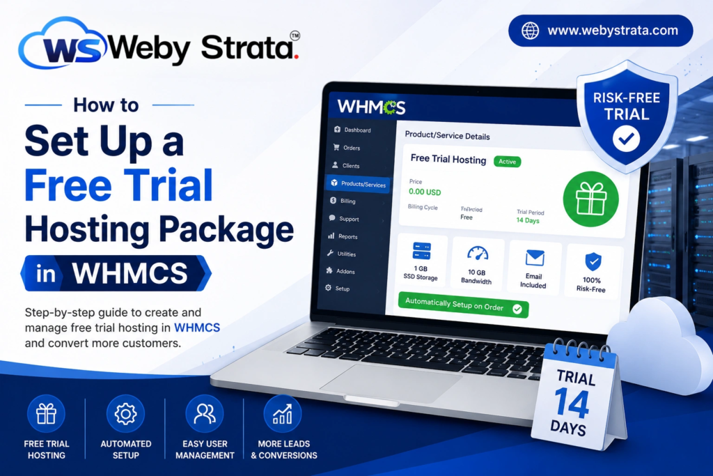 How to Set Up a Free Trial Hosting Package in WHMCS