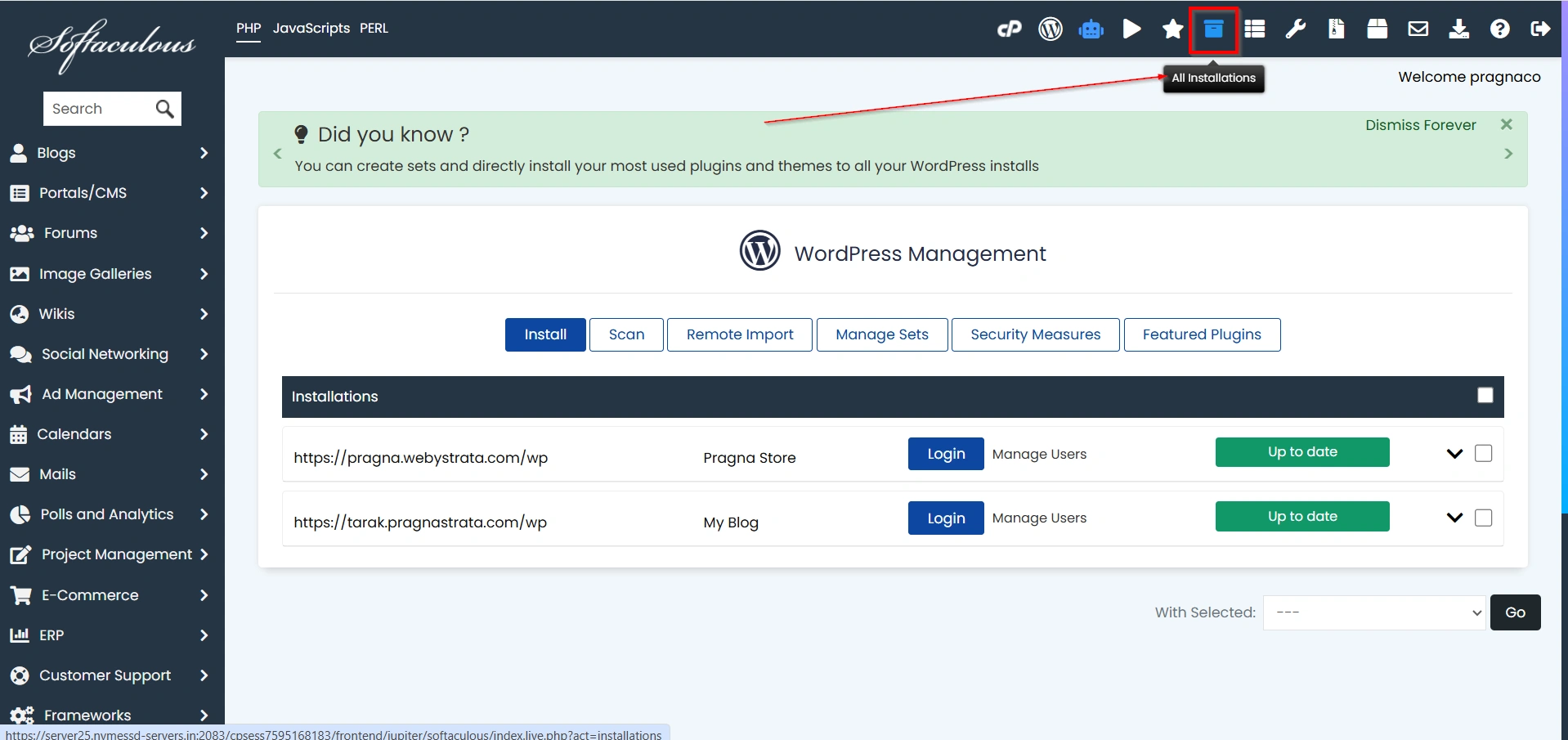 how-to-remove-wordpress-from-cpanel-softaculous