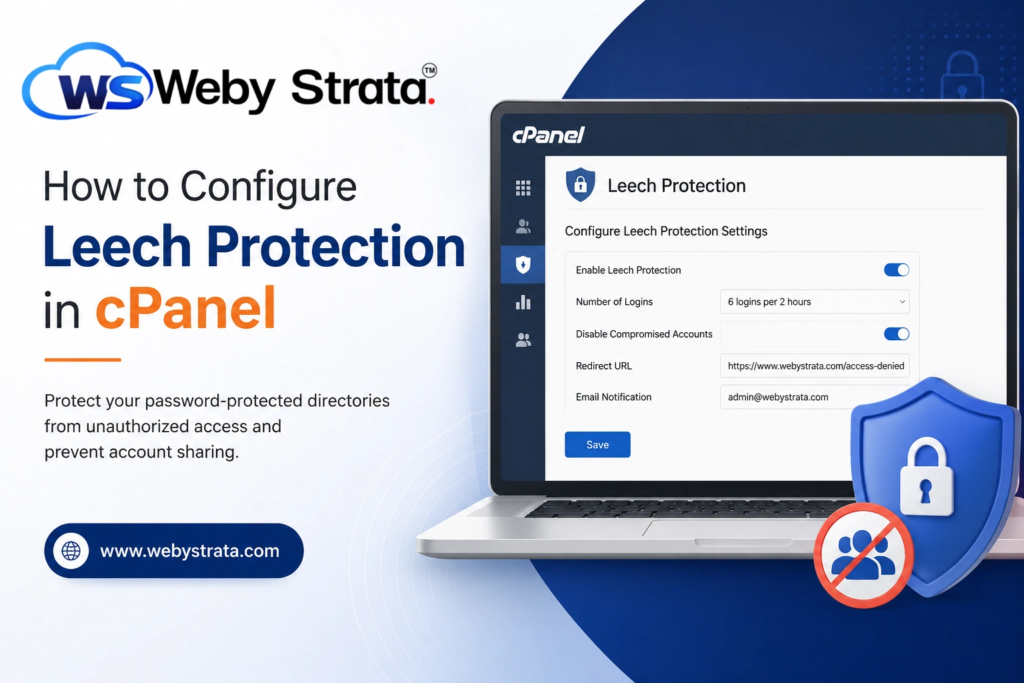 How to Configure Leech Protection in cPanel