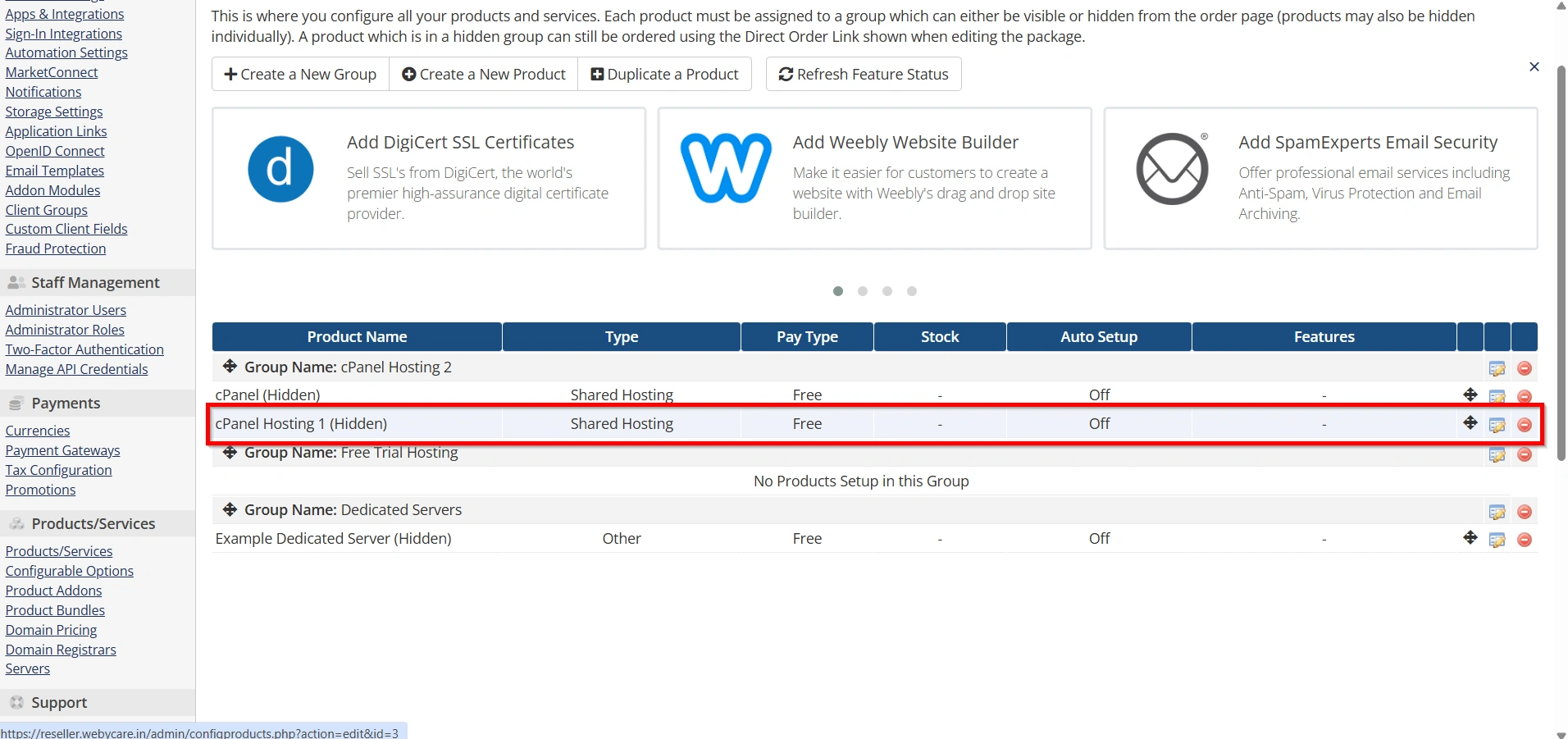 how-to-configure-whm-package-mapping-in-whmcs