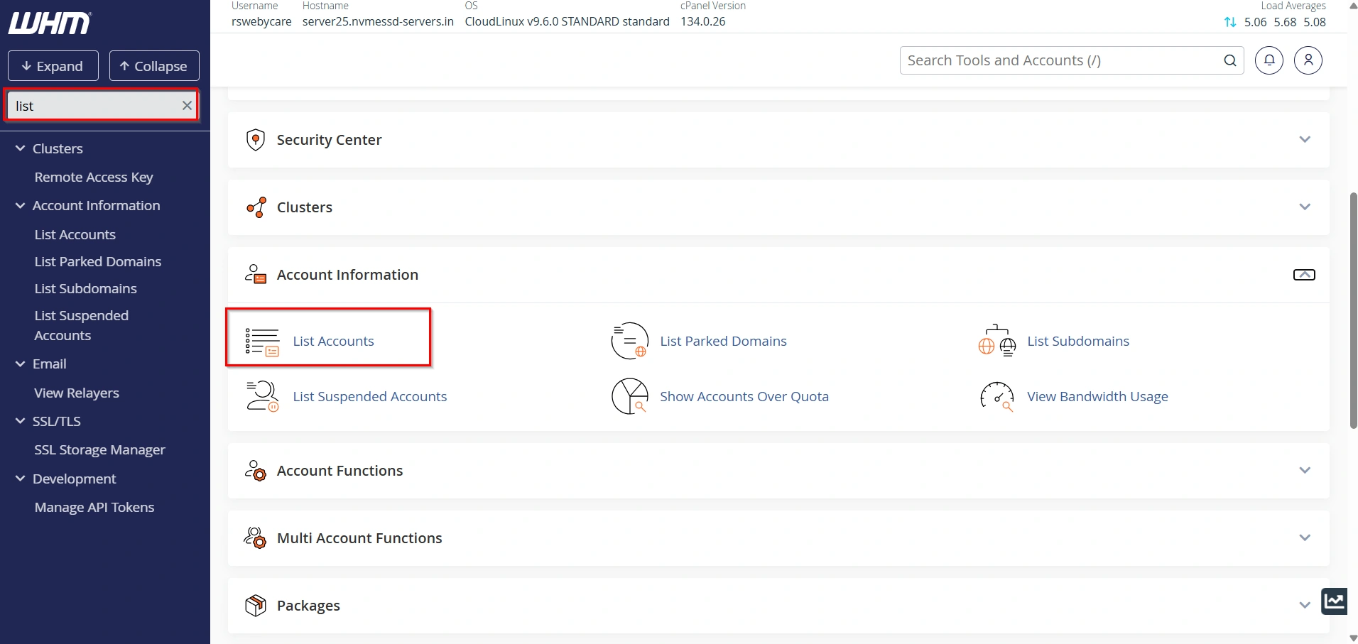 how-to-change-an-account-owner-in-whm