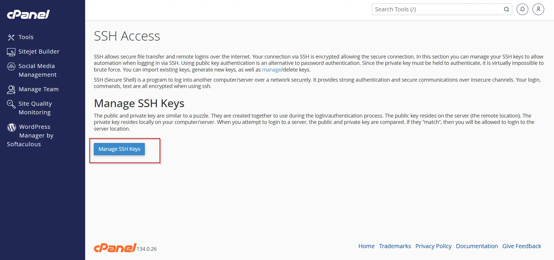 how-to-configure-ssh-using-cpanel