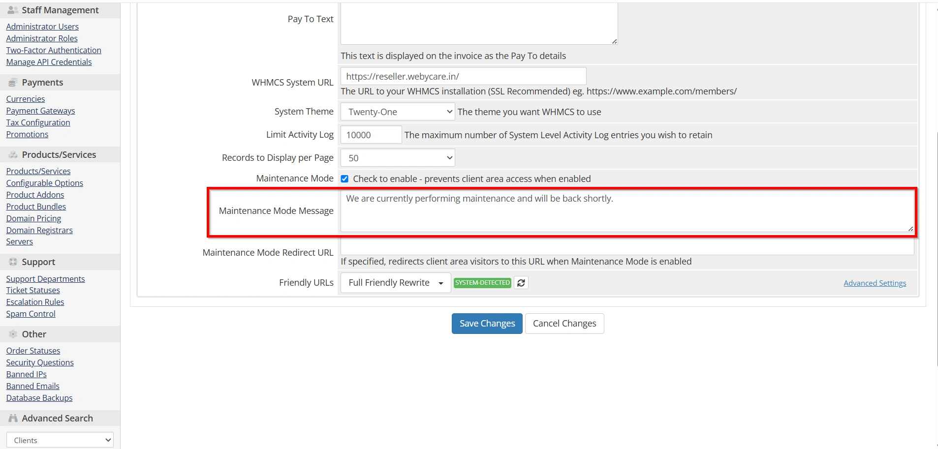 how-to-enable-maintenance-mode-in-whmcs