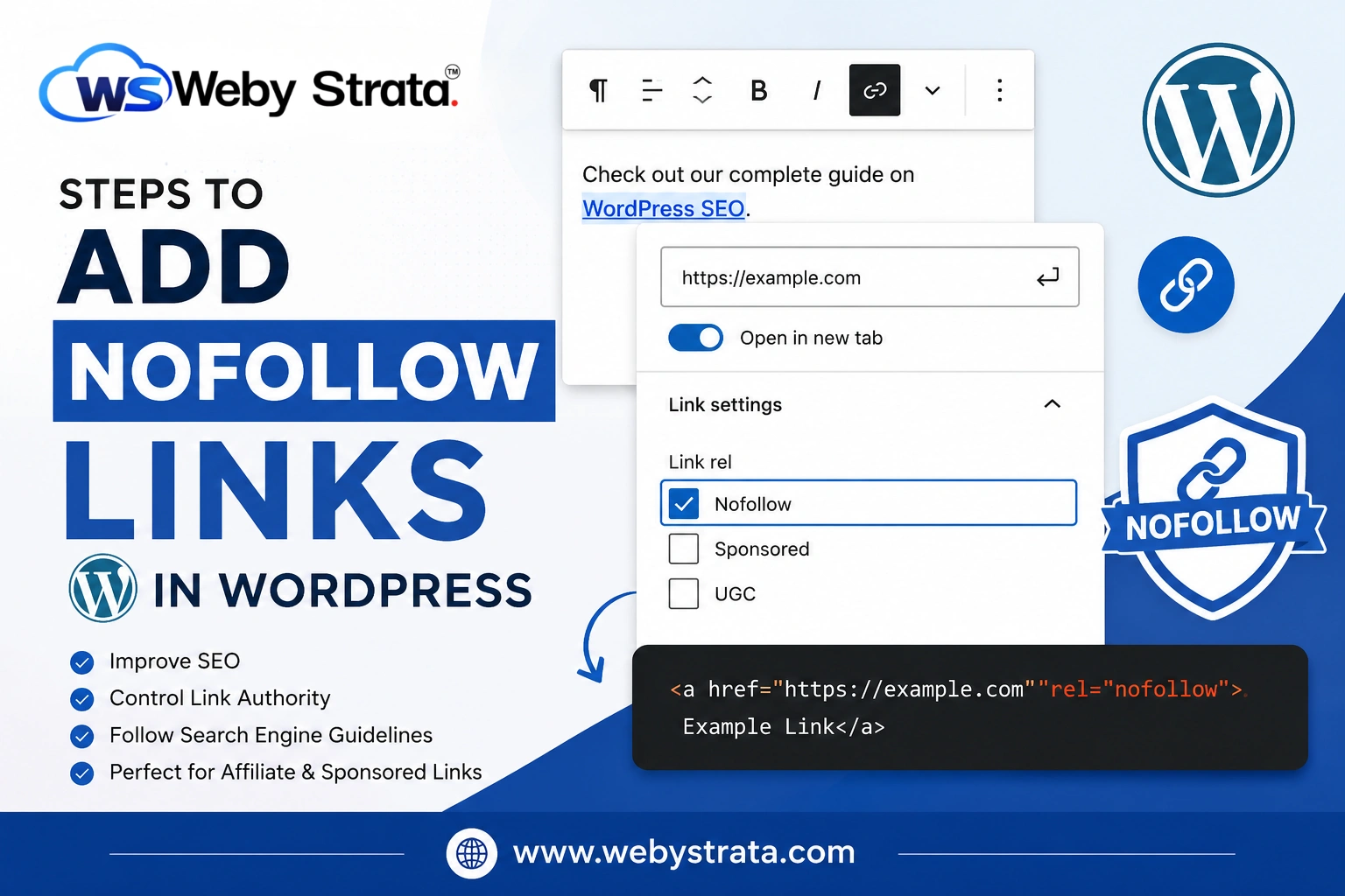 How to Add Nofollow Links in WordPress
