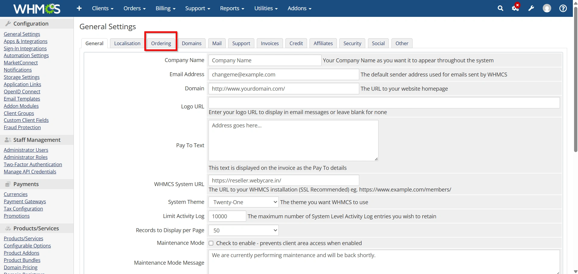 how-to-configure-whmcs-general-settings