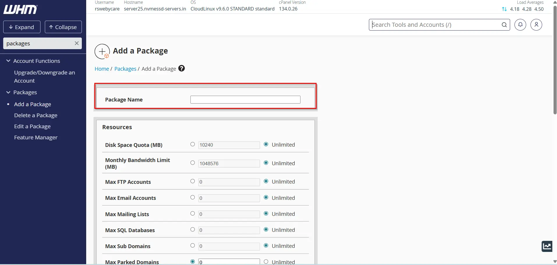how-to-manage-your-hosting-packages-in-whm