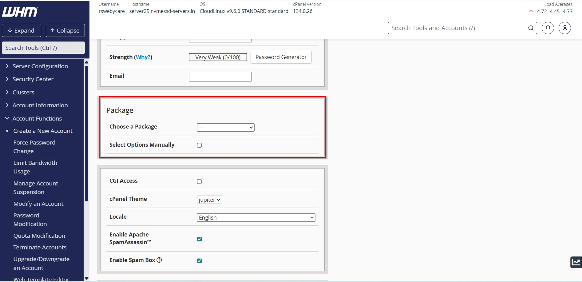 how-to-create-a-cpanel-account-in-whm