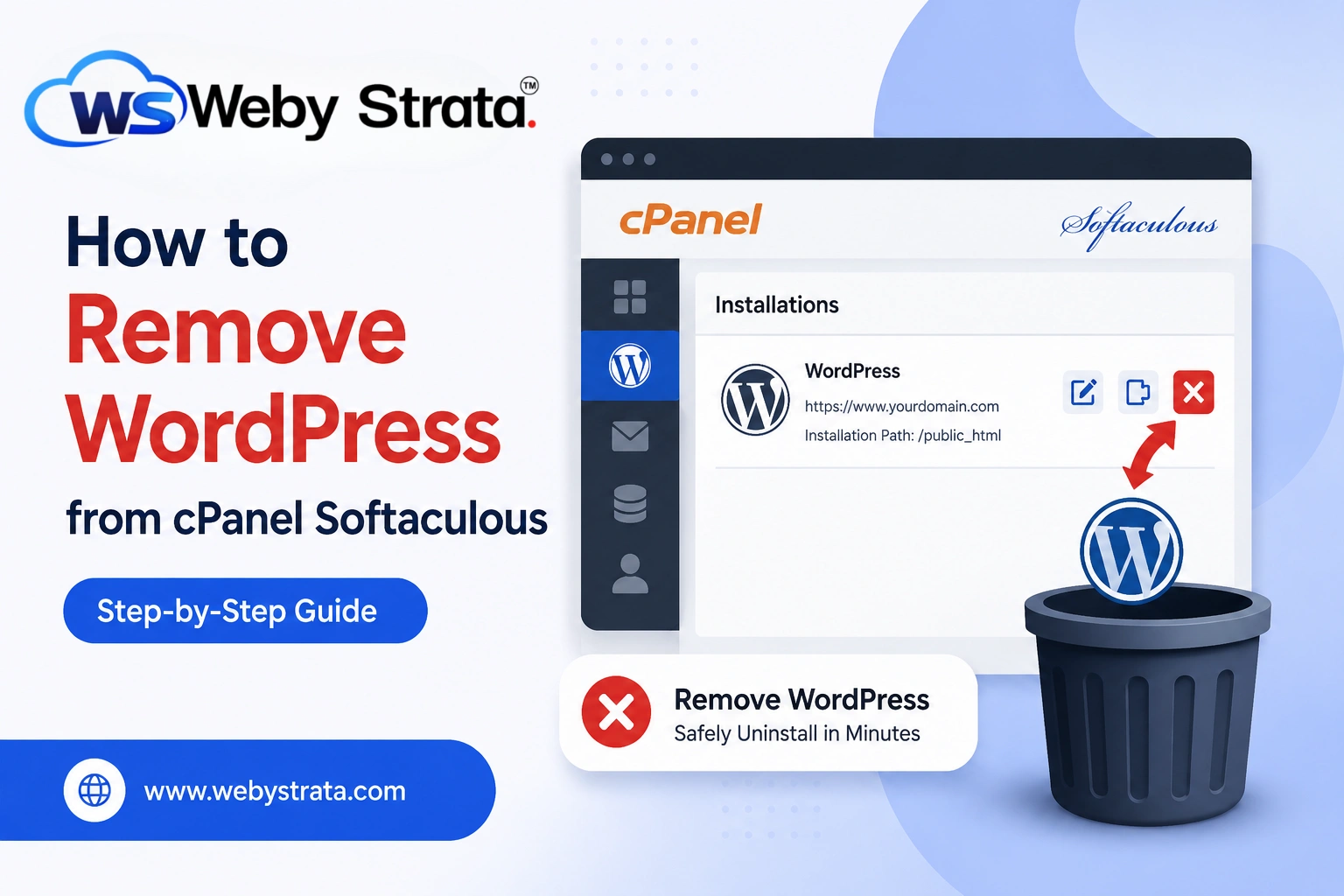 how-to-remove-wordpress-from-cpanel-softaculous