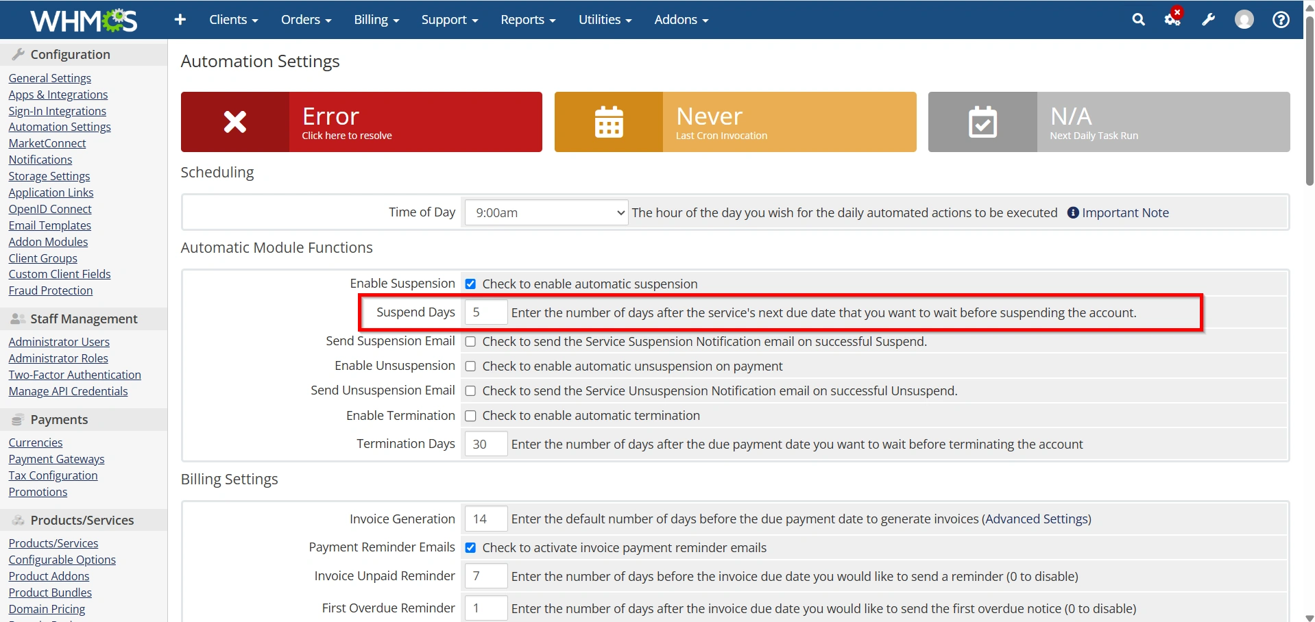 how-to-Set-Up-suspension-unsuspension-and-termination-automation-in-whmcs