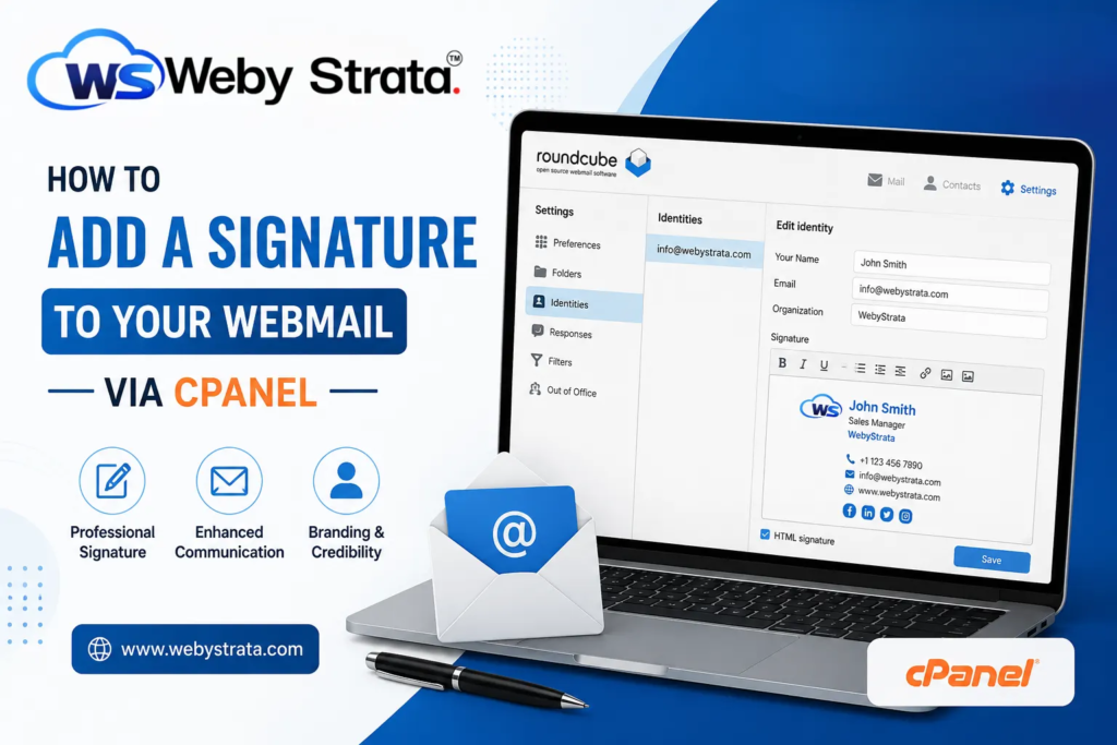 How to Add a Signature to Your Webmail via cPanel