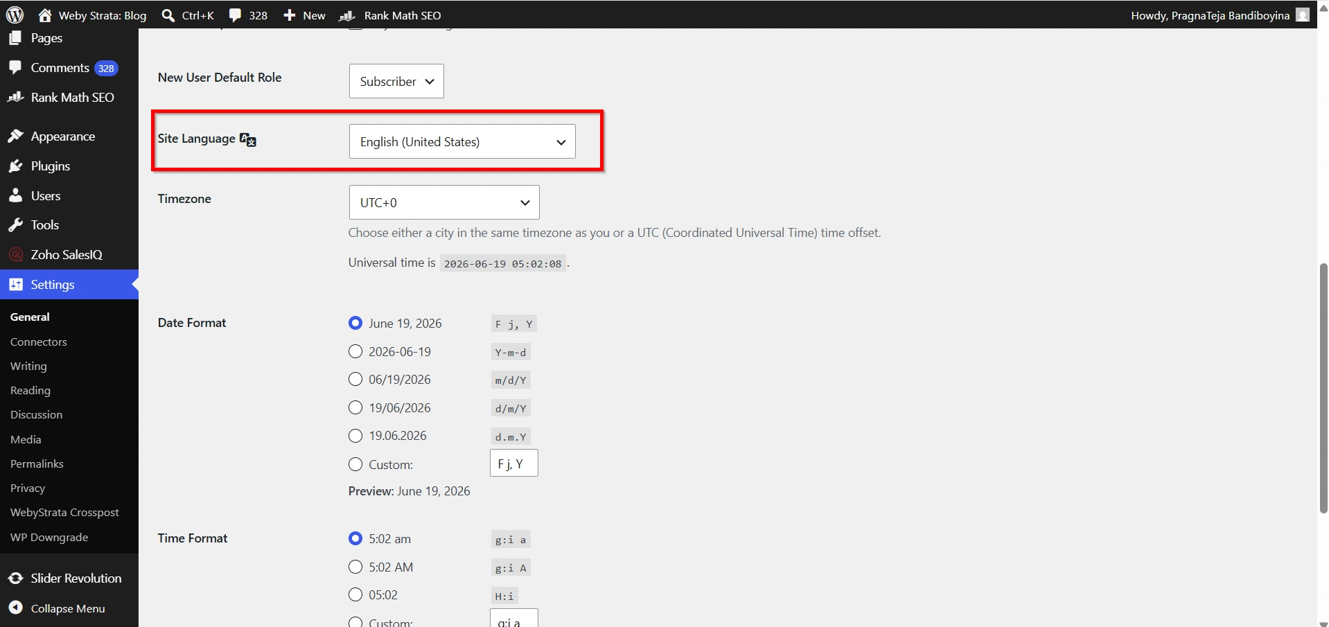 how-to-change-the-language-for-wordpress
