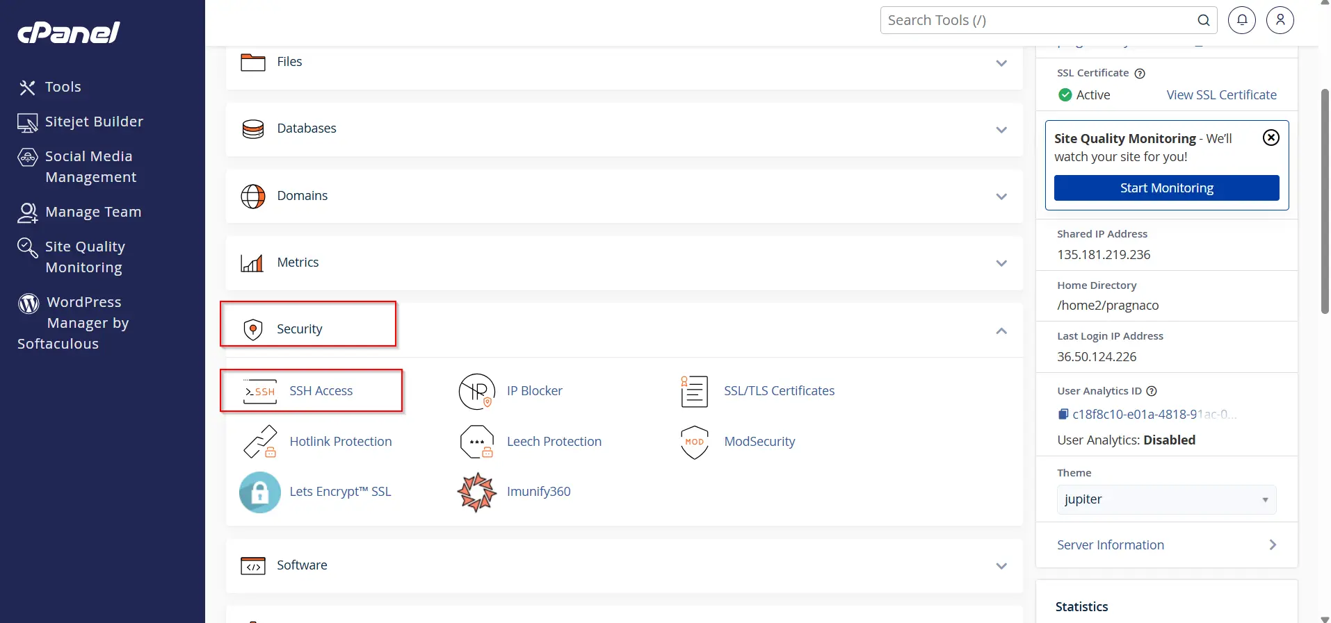 how-to-configure-ssh-using-cpanel