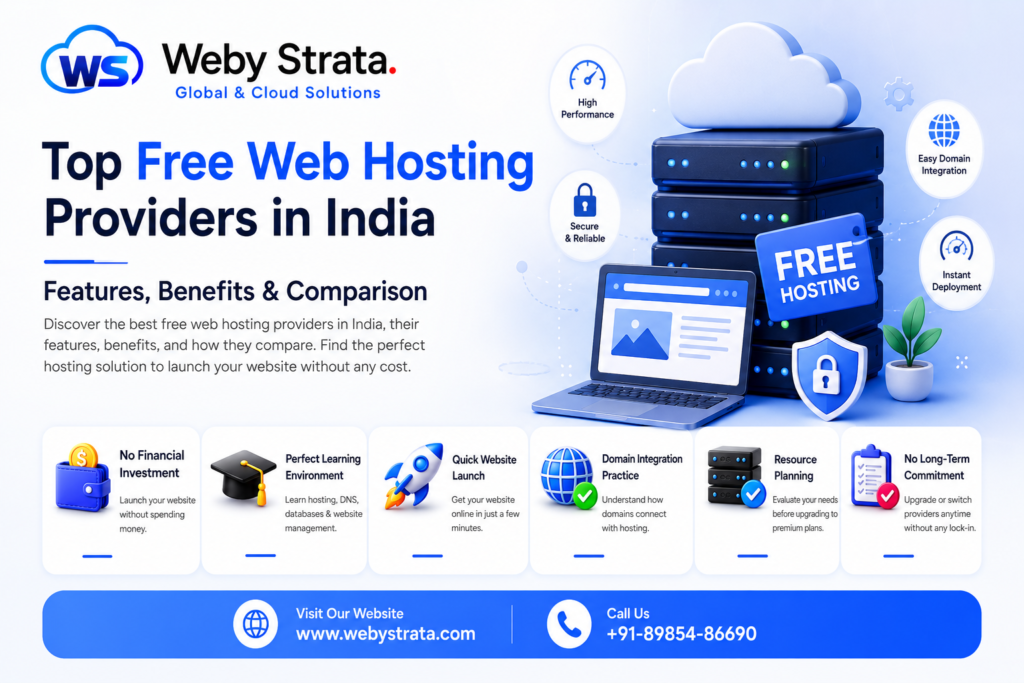 Free Web Hosting Providers in India: Features, Benefits & Comparison