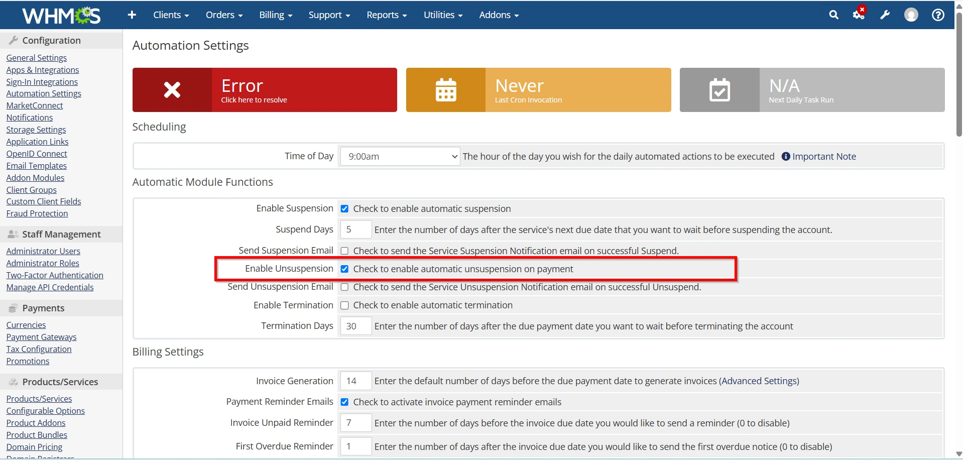 how-to-Set-Up-suspension-unsuspension-and-termination-automation-in-whmcs
