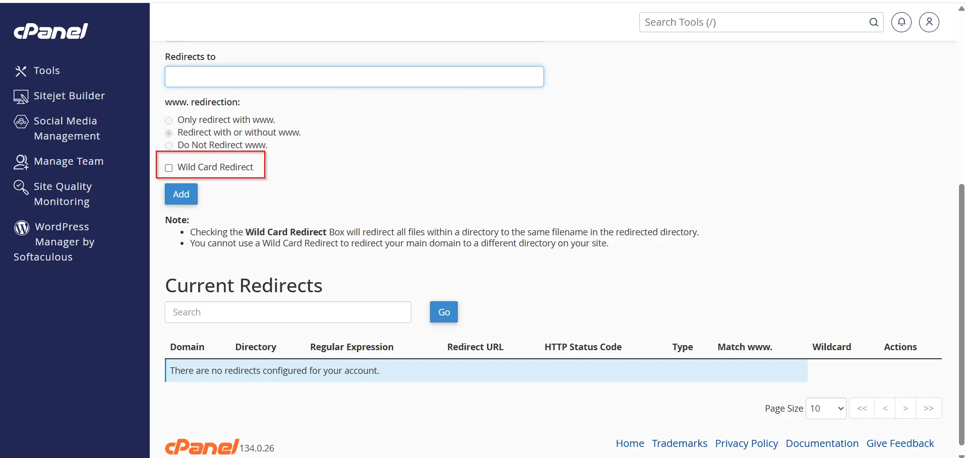 How to Create a URL Redirect from cPanel