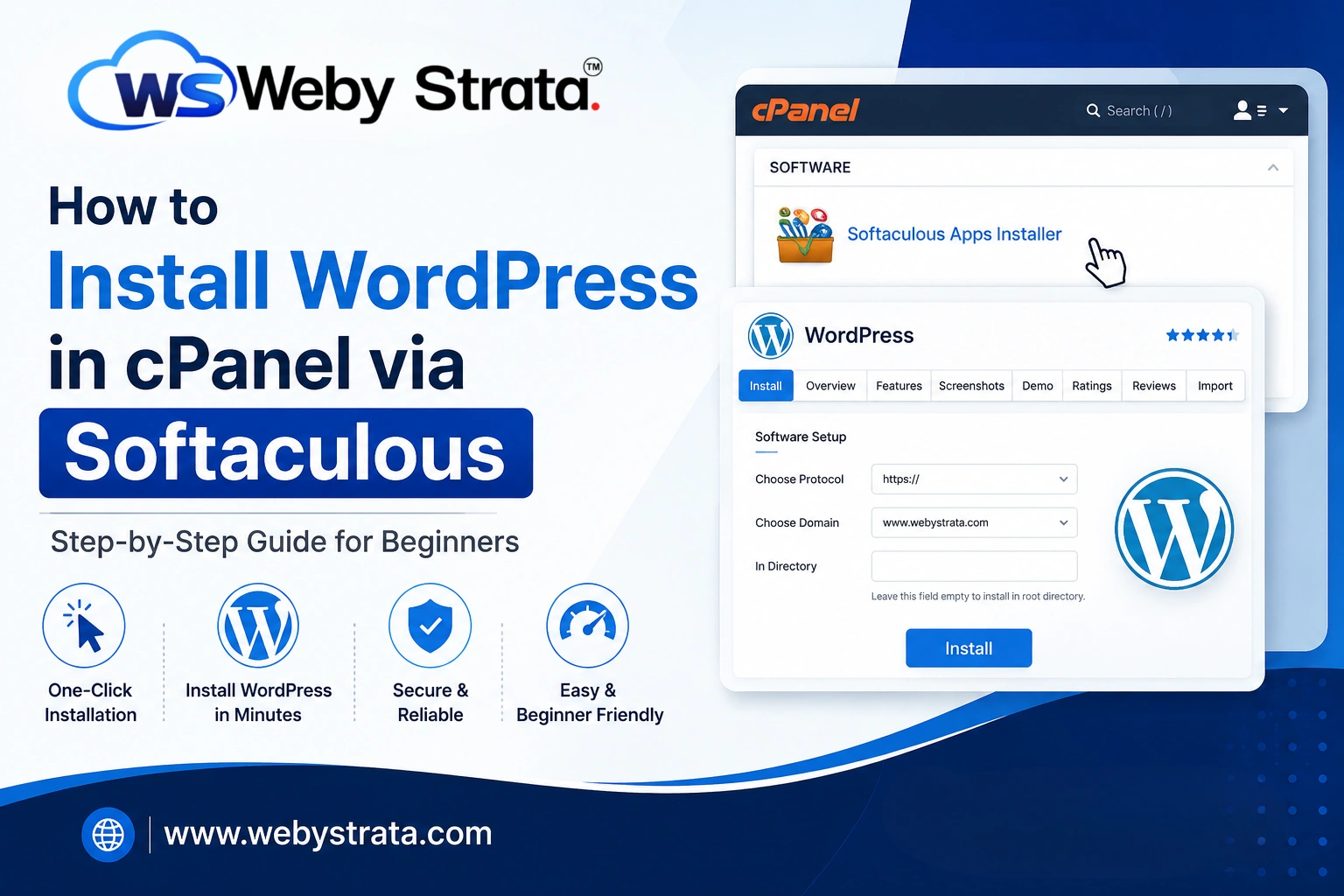 how-to-install-wordpress-in-cpanel-via-softaculous